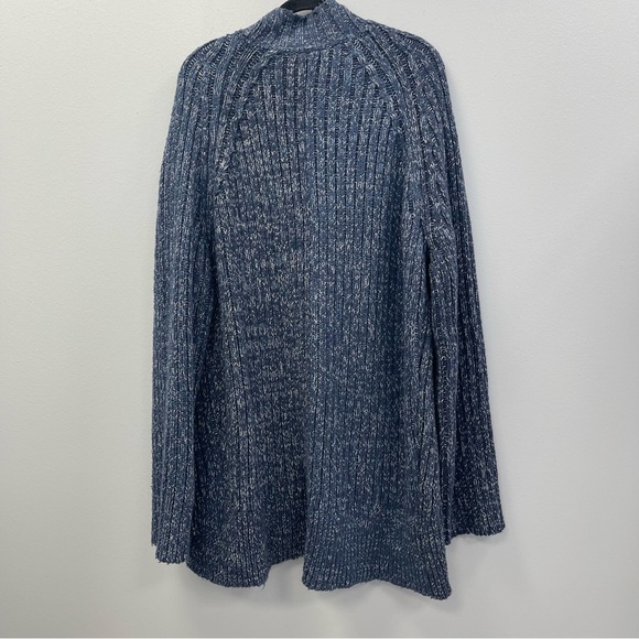 Free People Blossom Knit Cardigan in Big Dipper Blue - Large - NWT - Picture 2 of 5